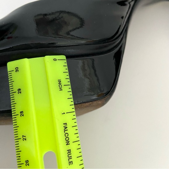 Louis Vuitton Black Patent Leather Peep Toe Platform High Heel Pumps Size 41 - Picture 16 of 16